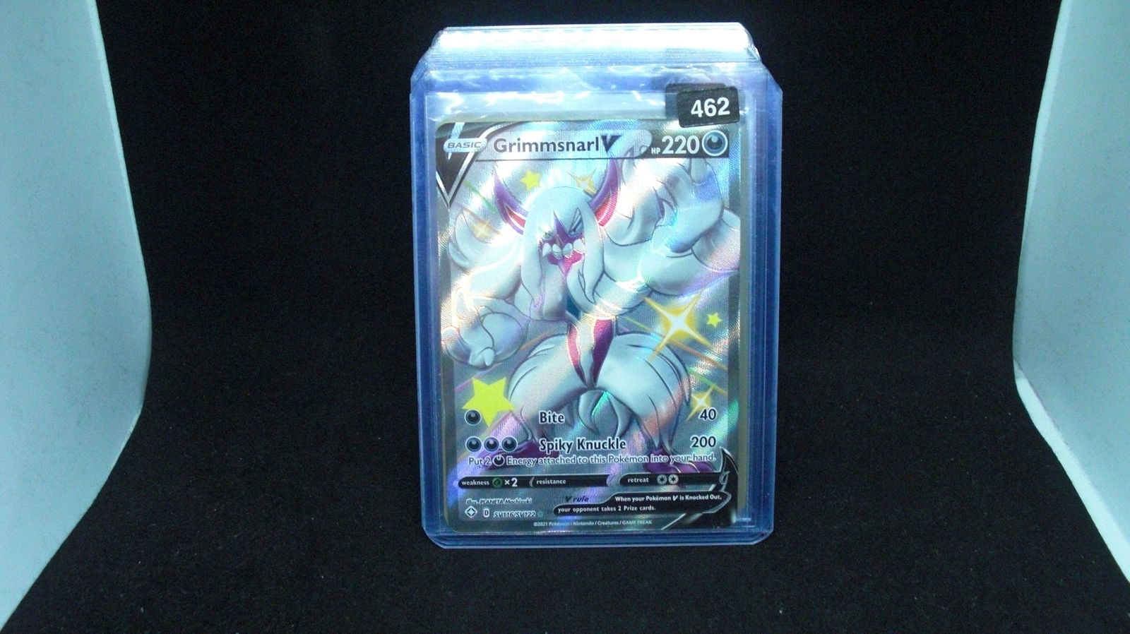 pokemon holo foil card grimmsnarl (1 of 1)