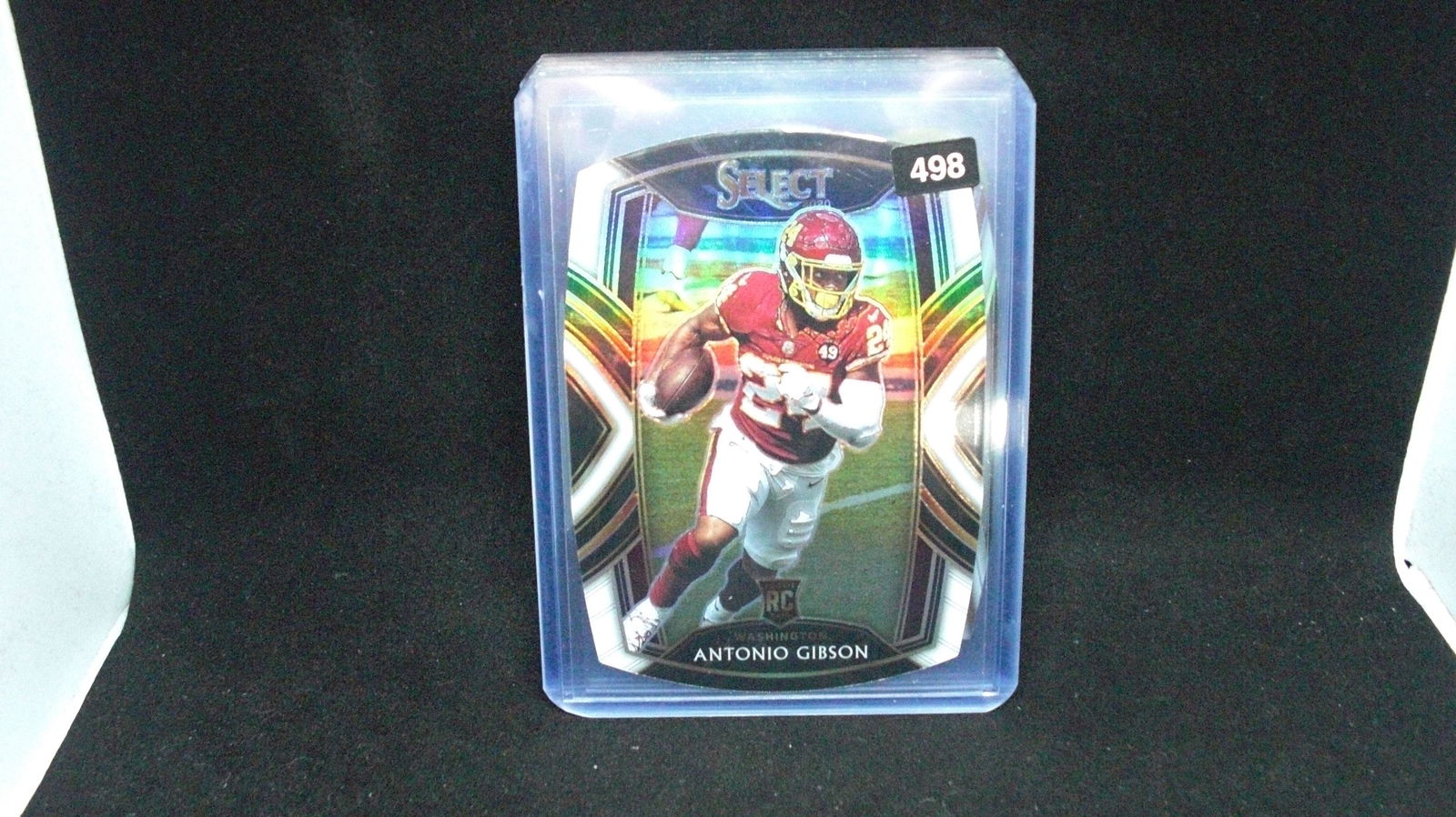 antonio gibson white prizm rookie (1 of 1)