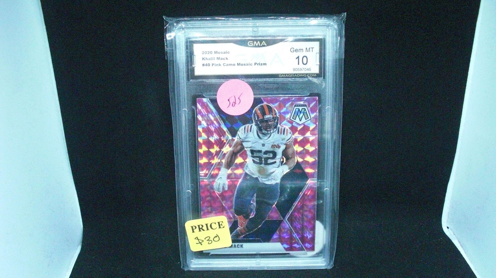 gma graded gem 10 khalil mack rookie (1 of 1)