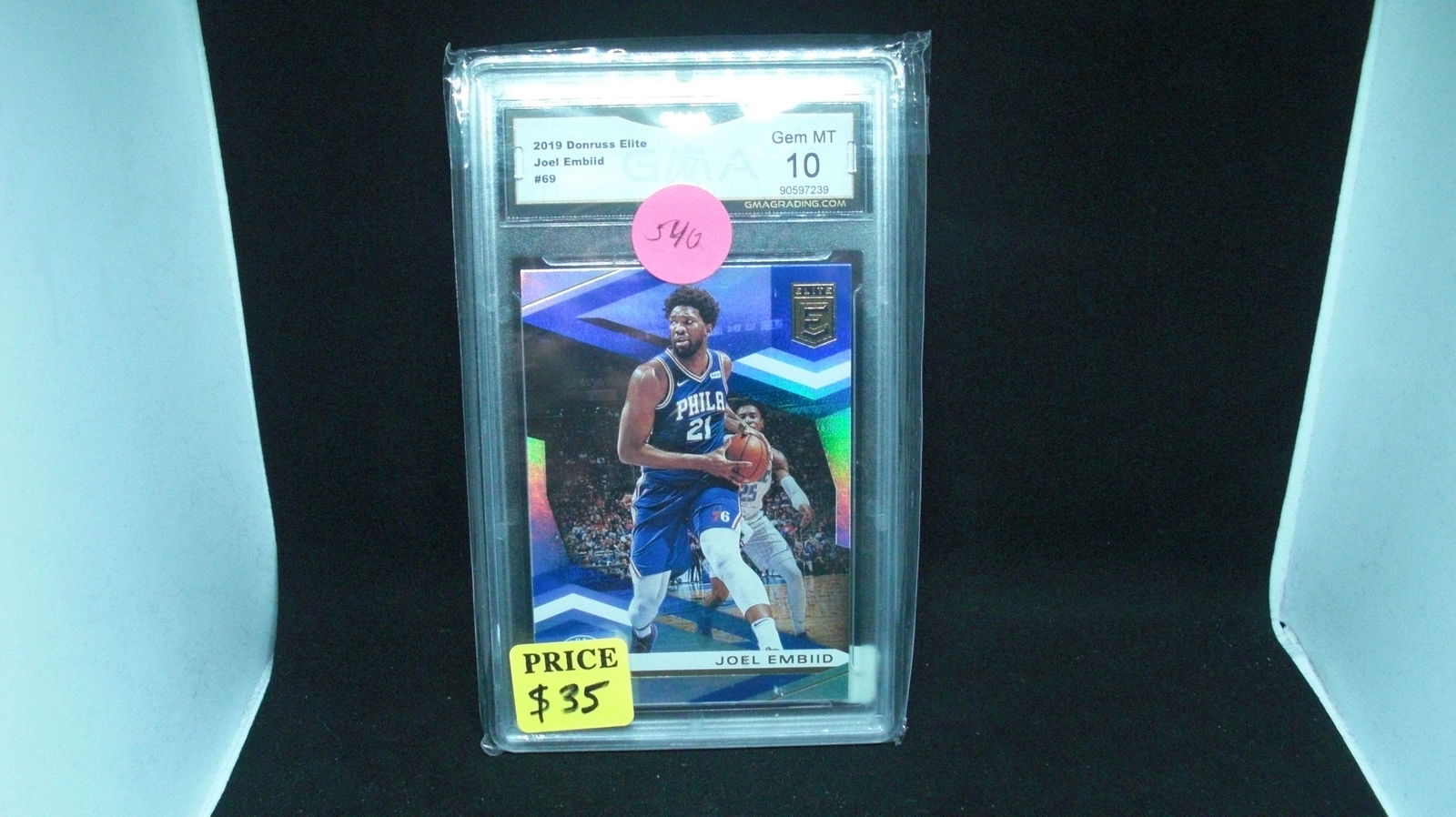 gma graded gem 10 joel embiid elite (1 of 1)