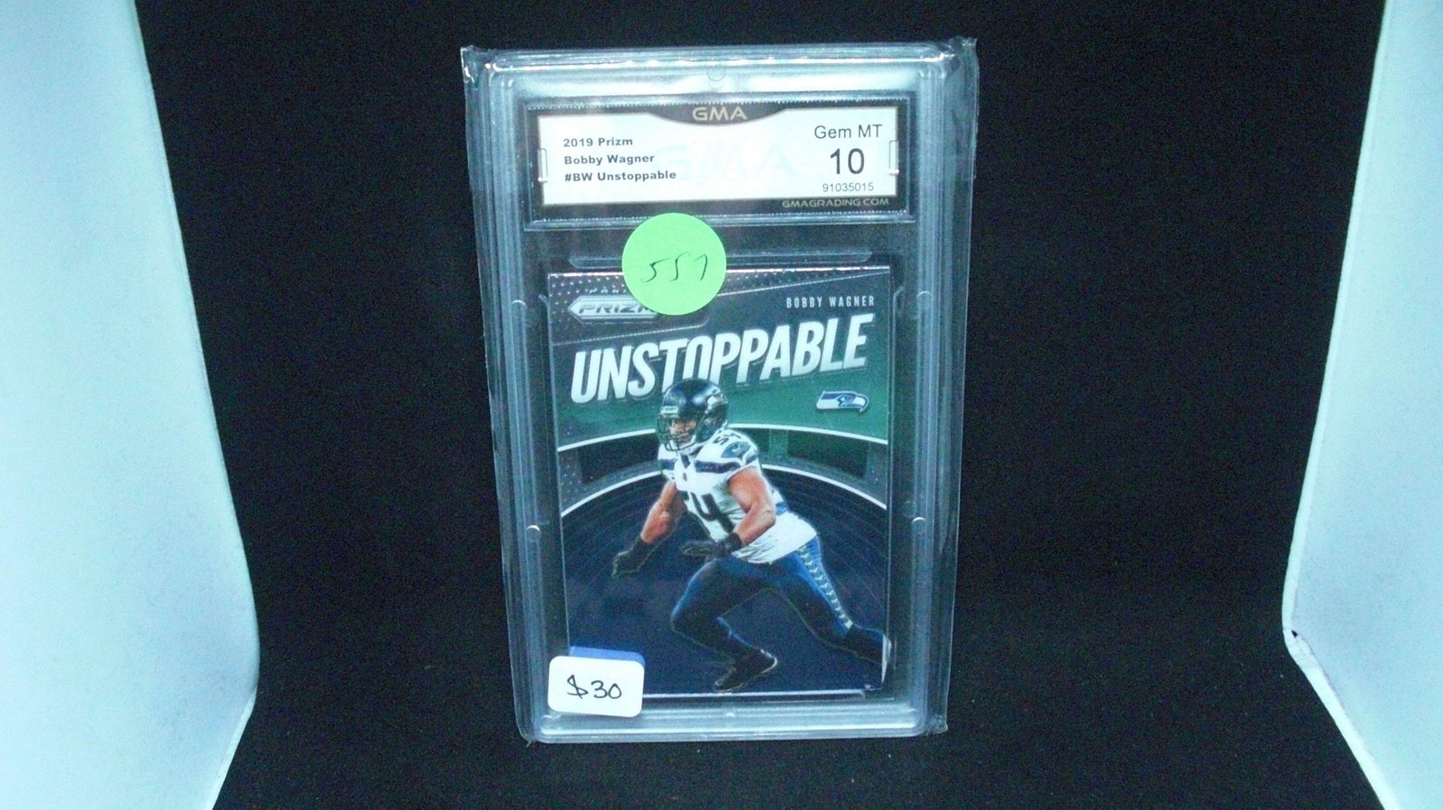 gma graded gem 10 bobby wagner unstoppable: gma graded gem 10 bobby wagner unstoppable