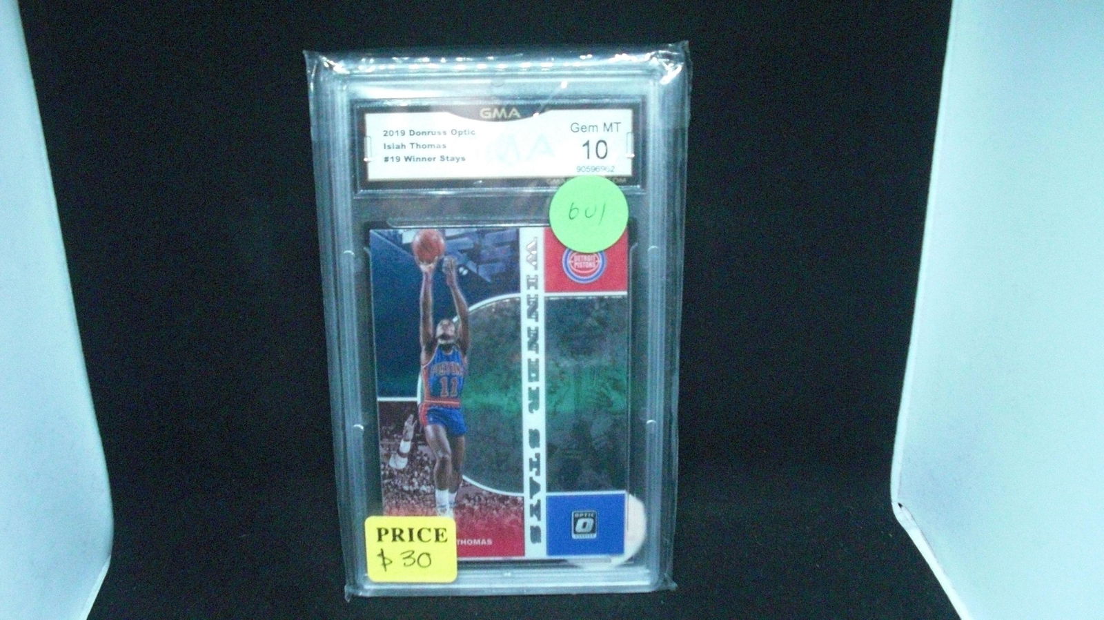 gma graded gem 10 isiah thomas winner stays (1 of 1)