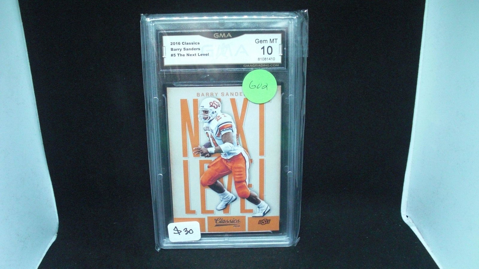 gma graded gem 10 barry sanders next level (1 of 1)