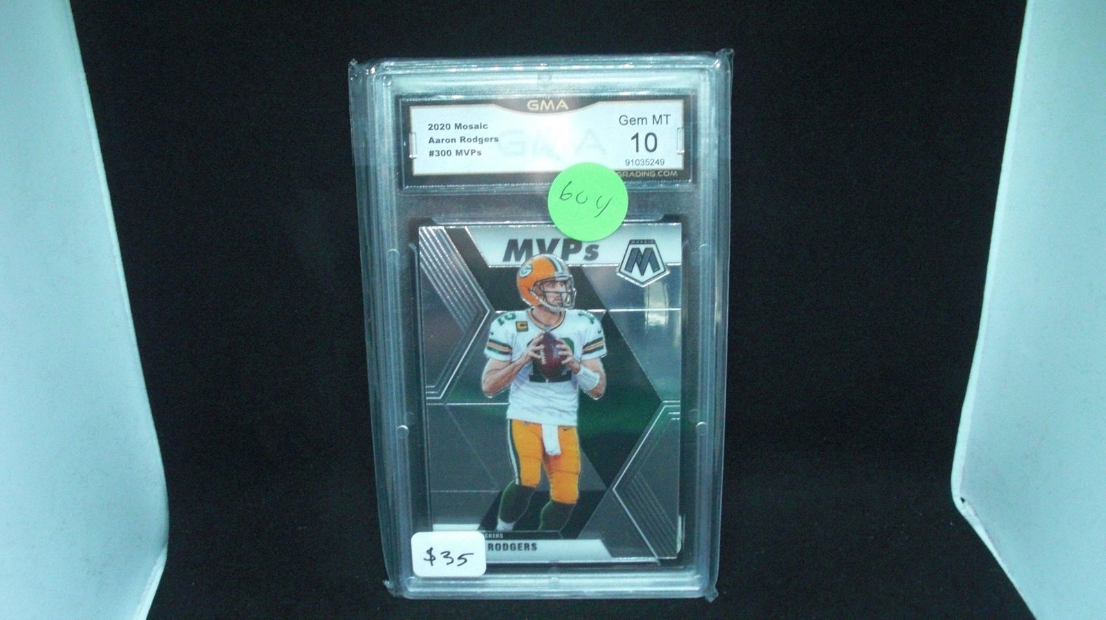 gma graded gem 10 aaron rodgers mvps (1 of 1)