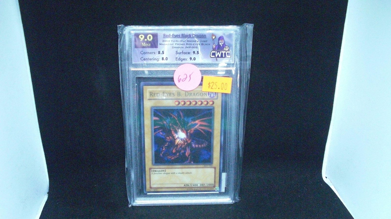 cwtc 9. mint yu-gi oh red eyed dragon (1 of 1)