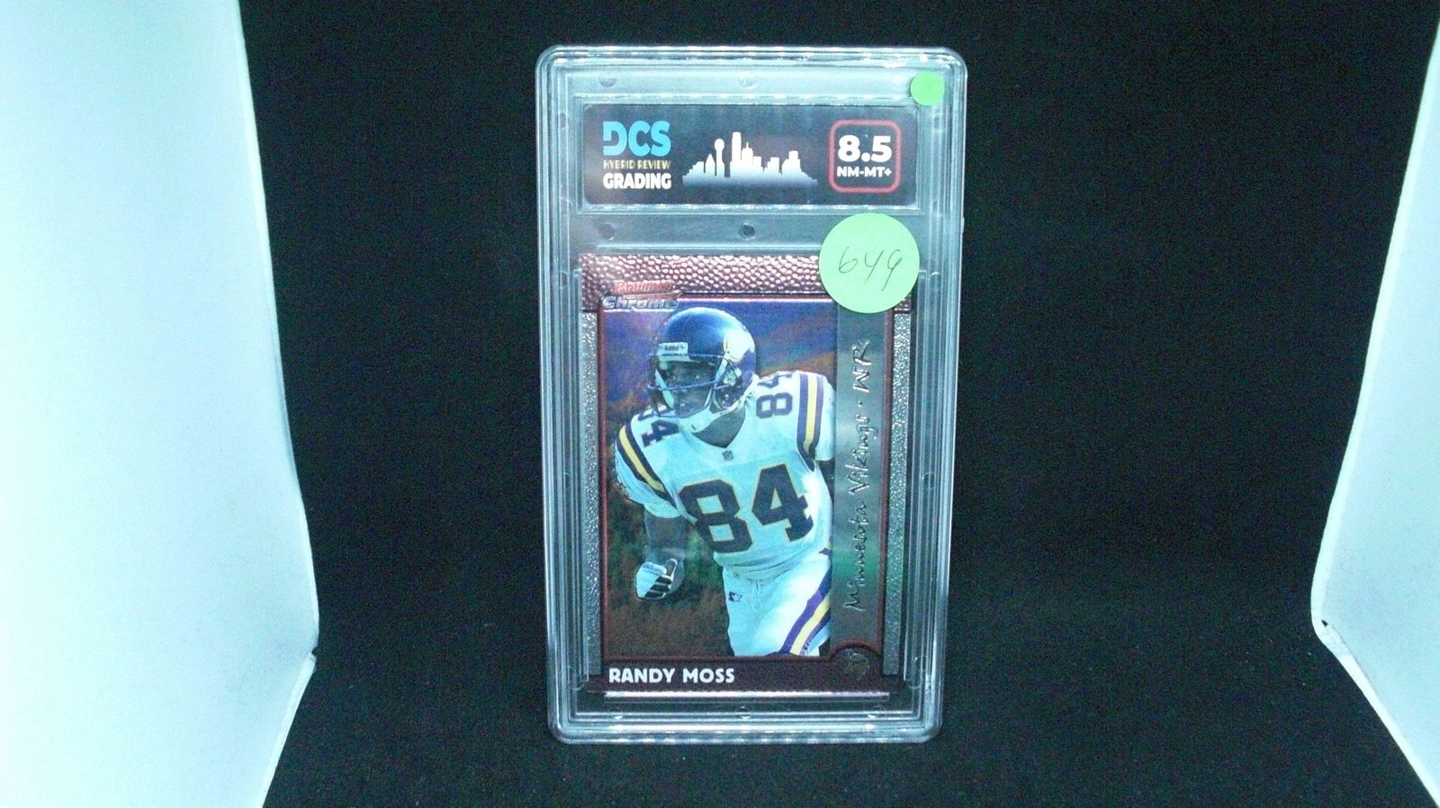 dcs 8.5 randy moss bowman chrome (1 of 1)