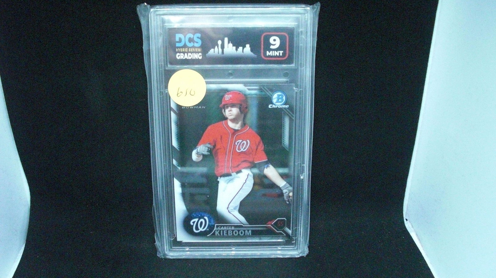 dcs 9 mint carter kieboom 1st bowman chrome (1 of 1)