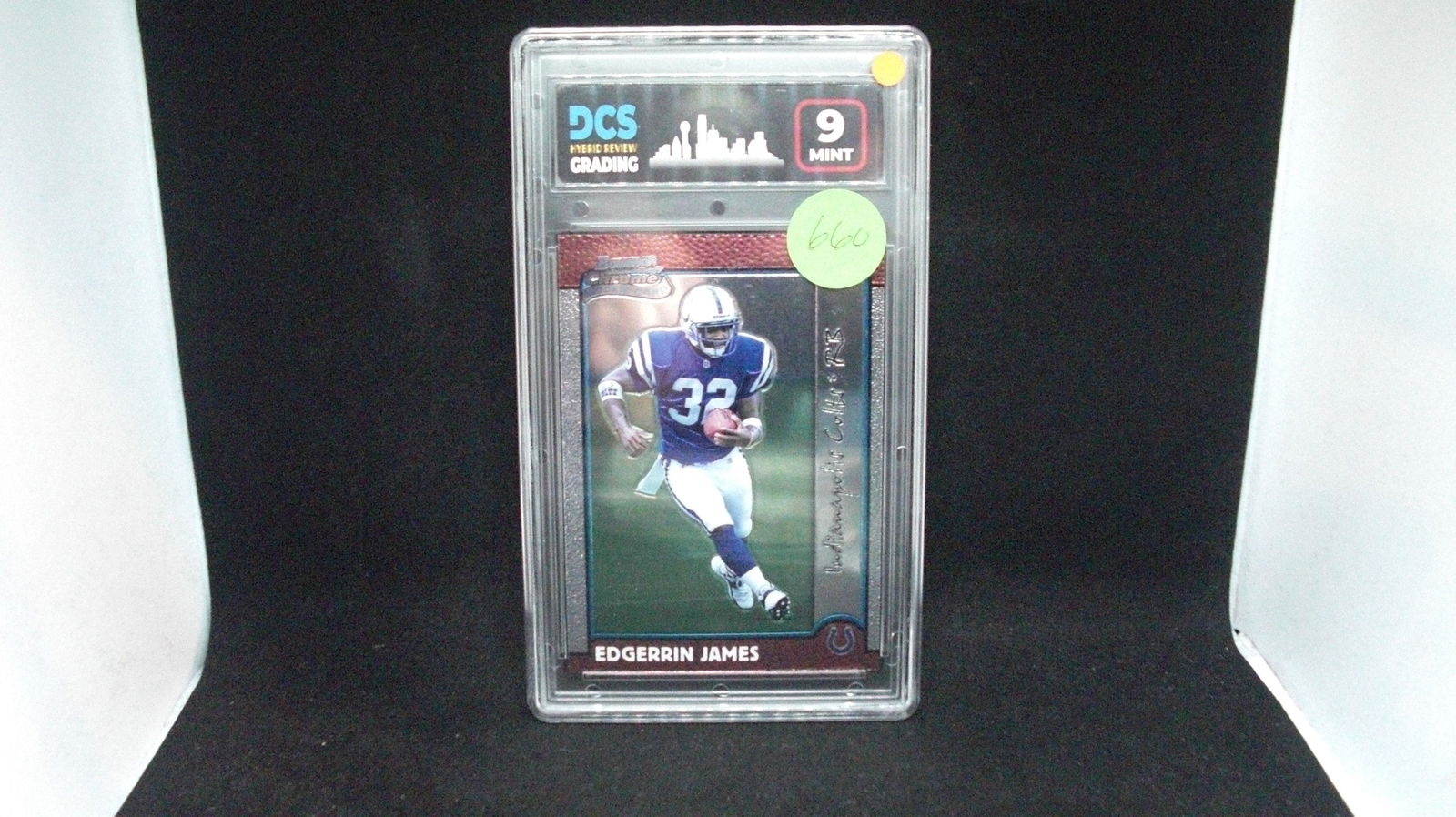 dcs grading 9 eddgerrin james rookie card (1 of 1)