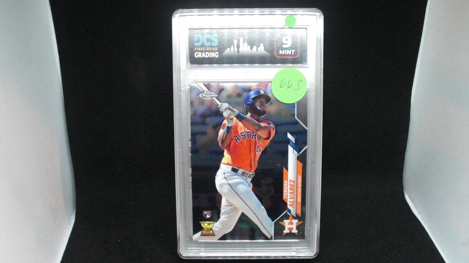 dcs grading 9 yordan alvarez rookie card (1 of 1)