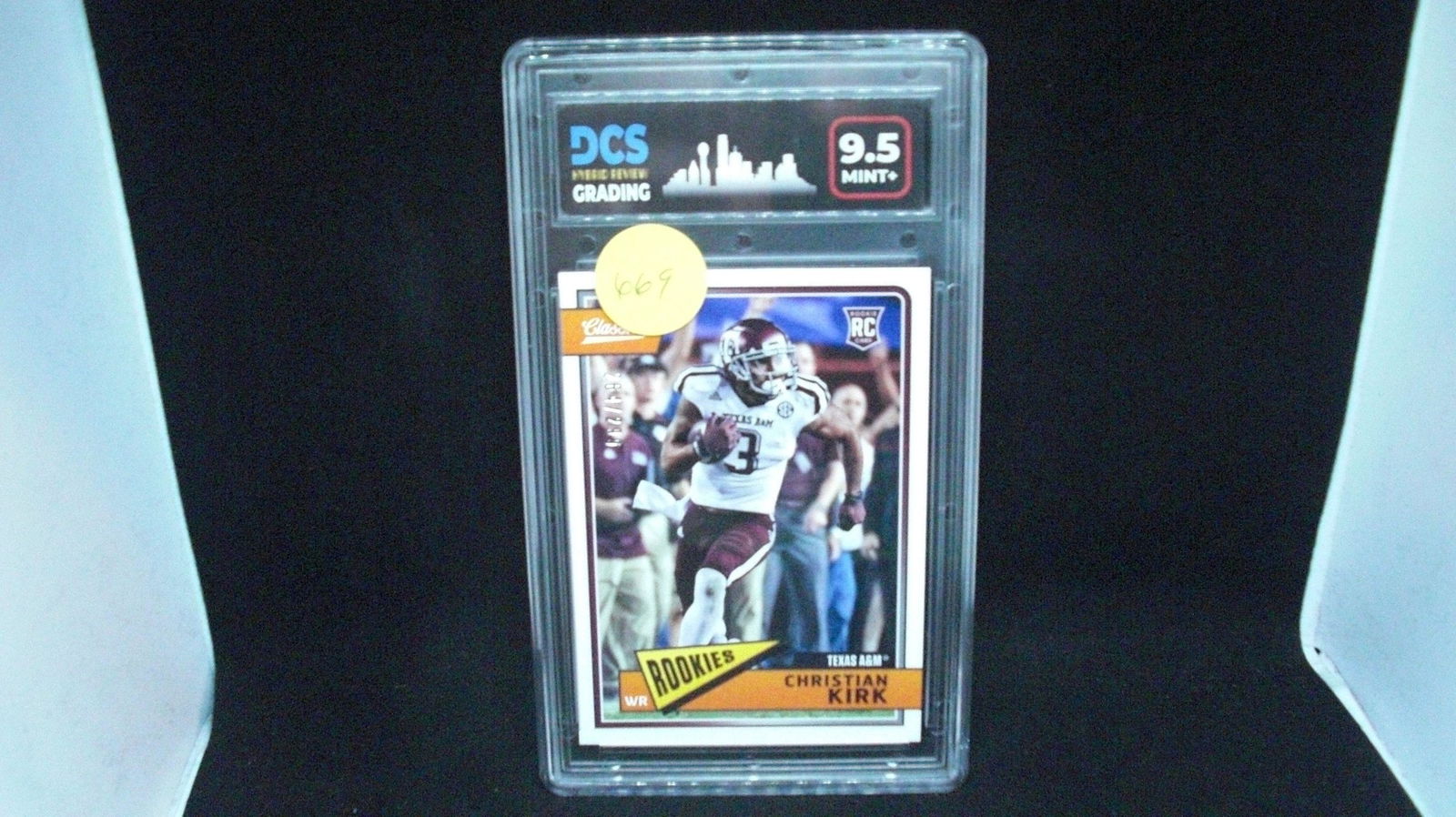dcs grading 9.5 christian kirk rookie card (1 of 1)