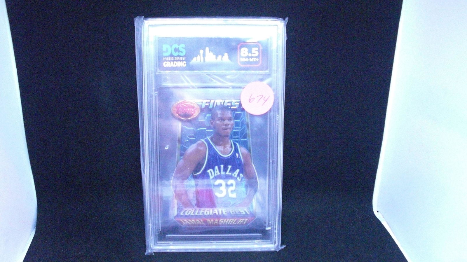 dcs grading 8.5 jamak mashburn topps finest (1 of 1)