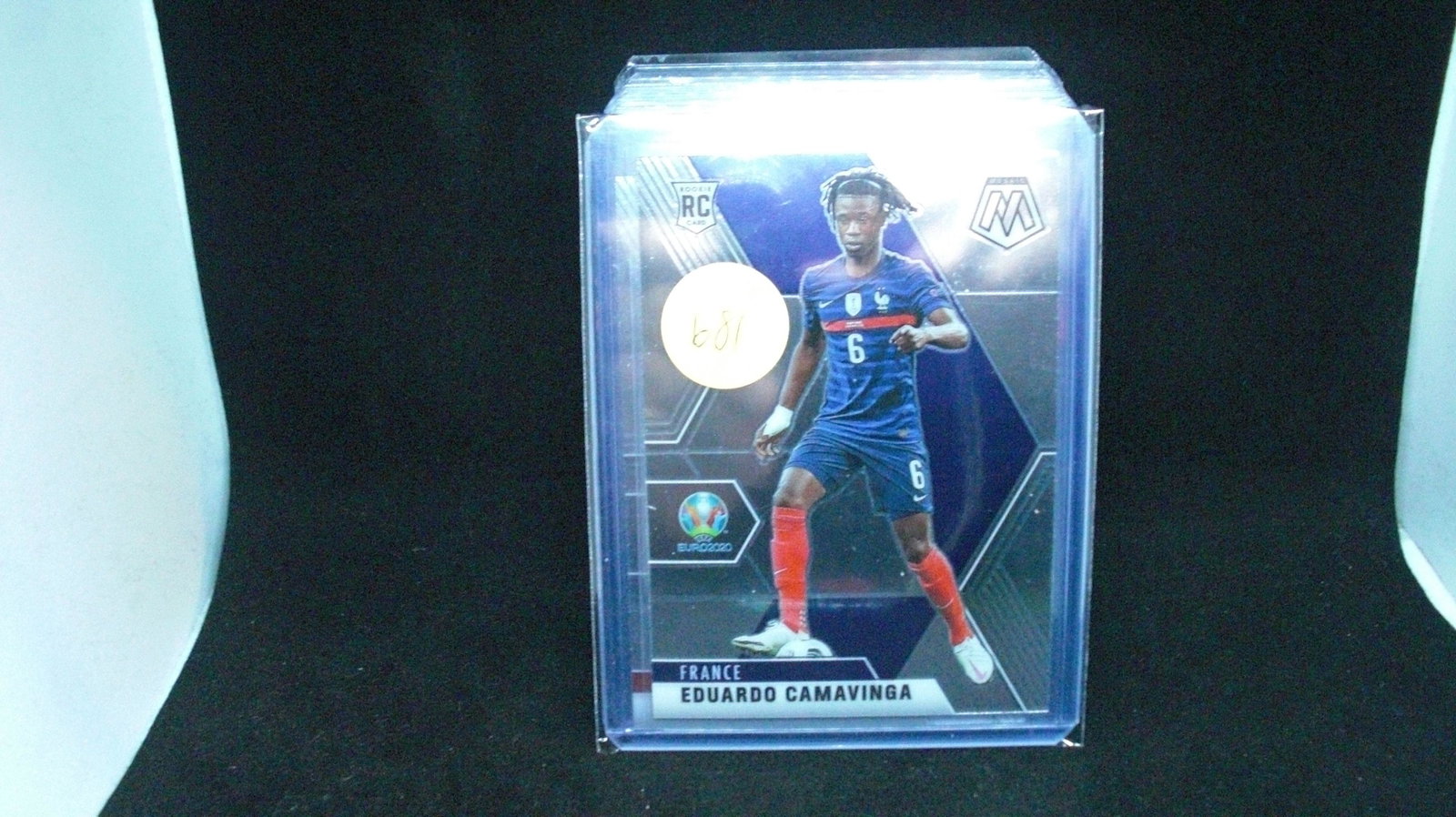 eduardo camavinga mosaic rookie: in top loader