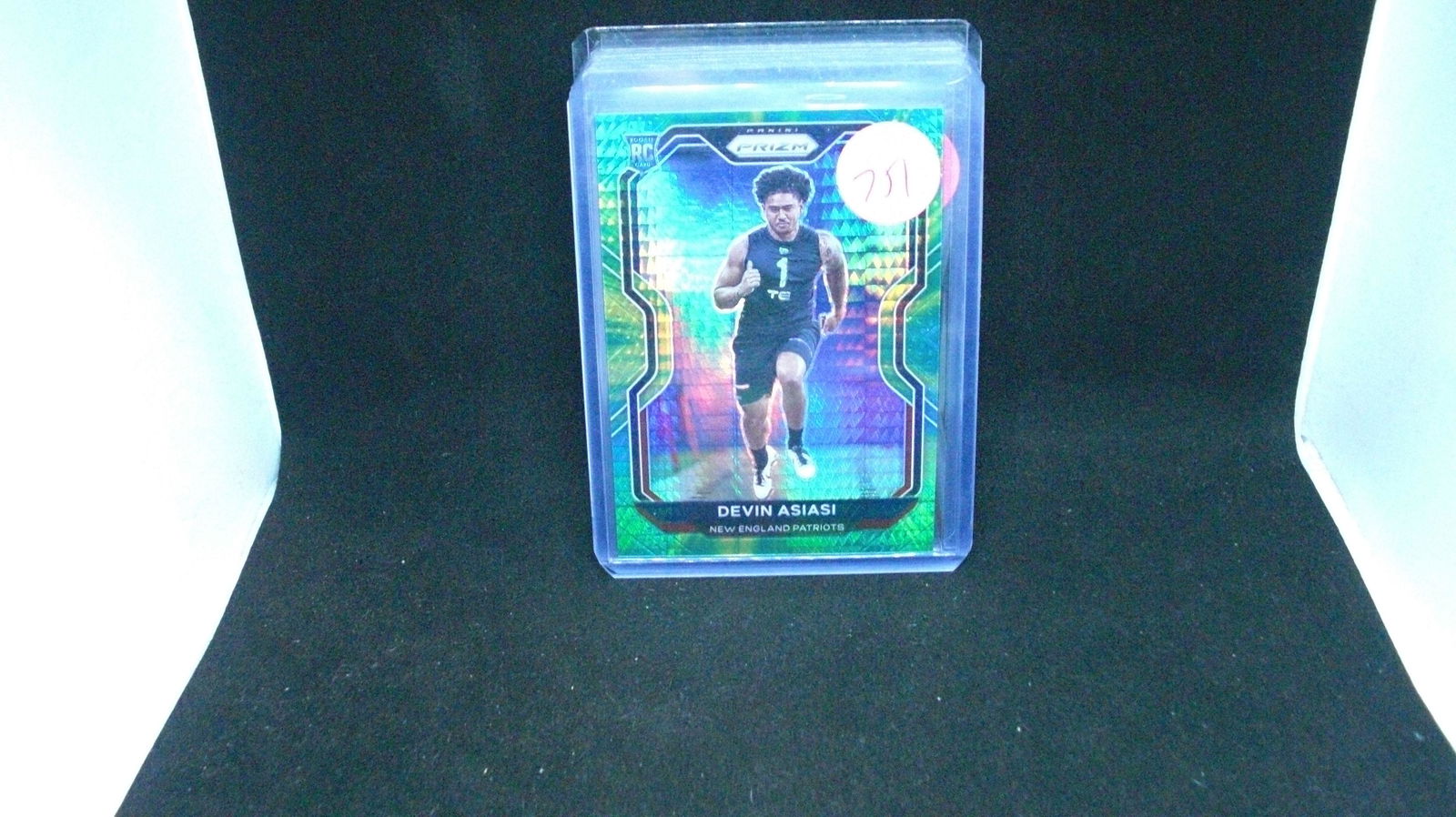 devin asiasi green prizm rookie (1 of 1)