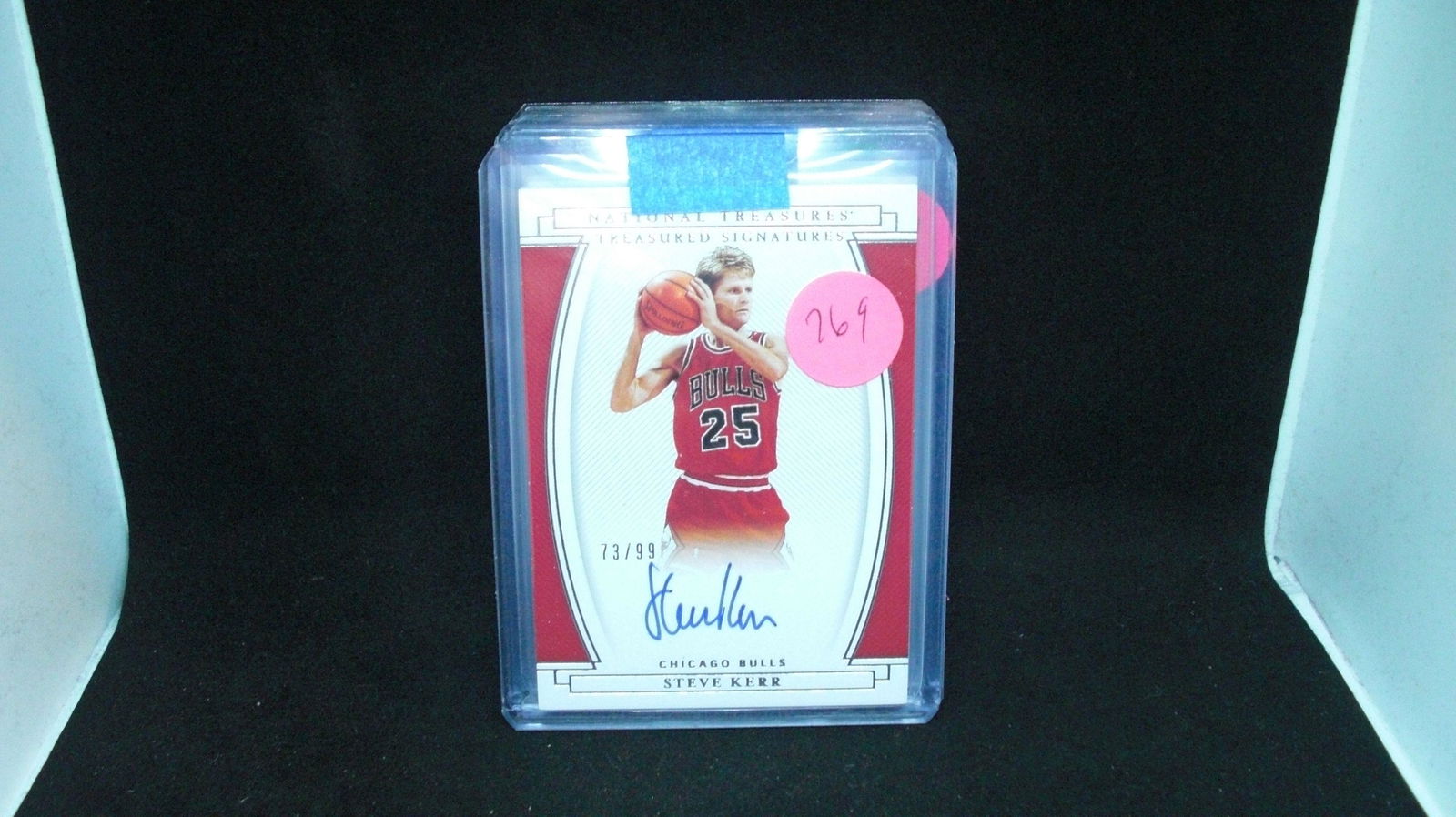 Steve Kerr national treasures autographed card 73 of 99 (1 of 1)