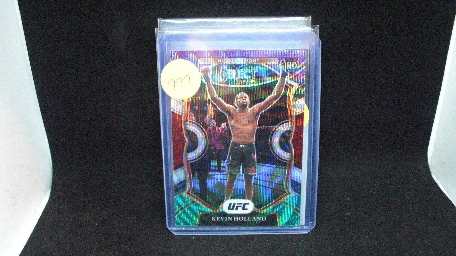 Kevin Holland select Tri color prizm rookie card (1 of 1)