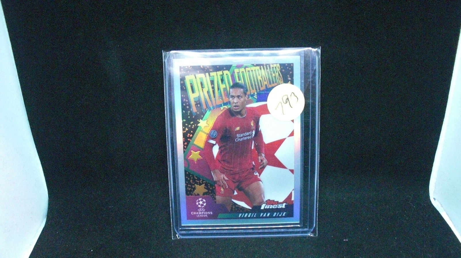 virgil van dijk topps finest footballl (1 of 1)