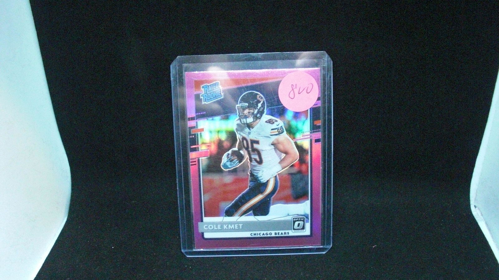 cole kmet optic pink rated rookie (1 of 1)