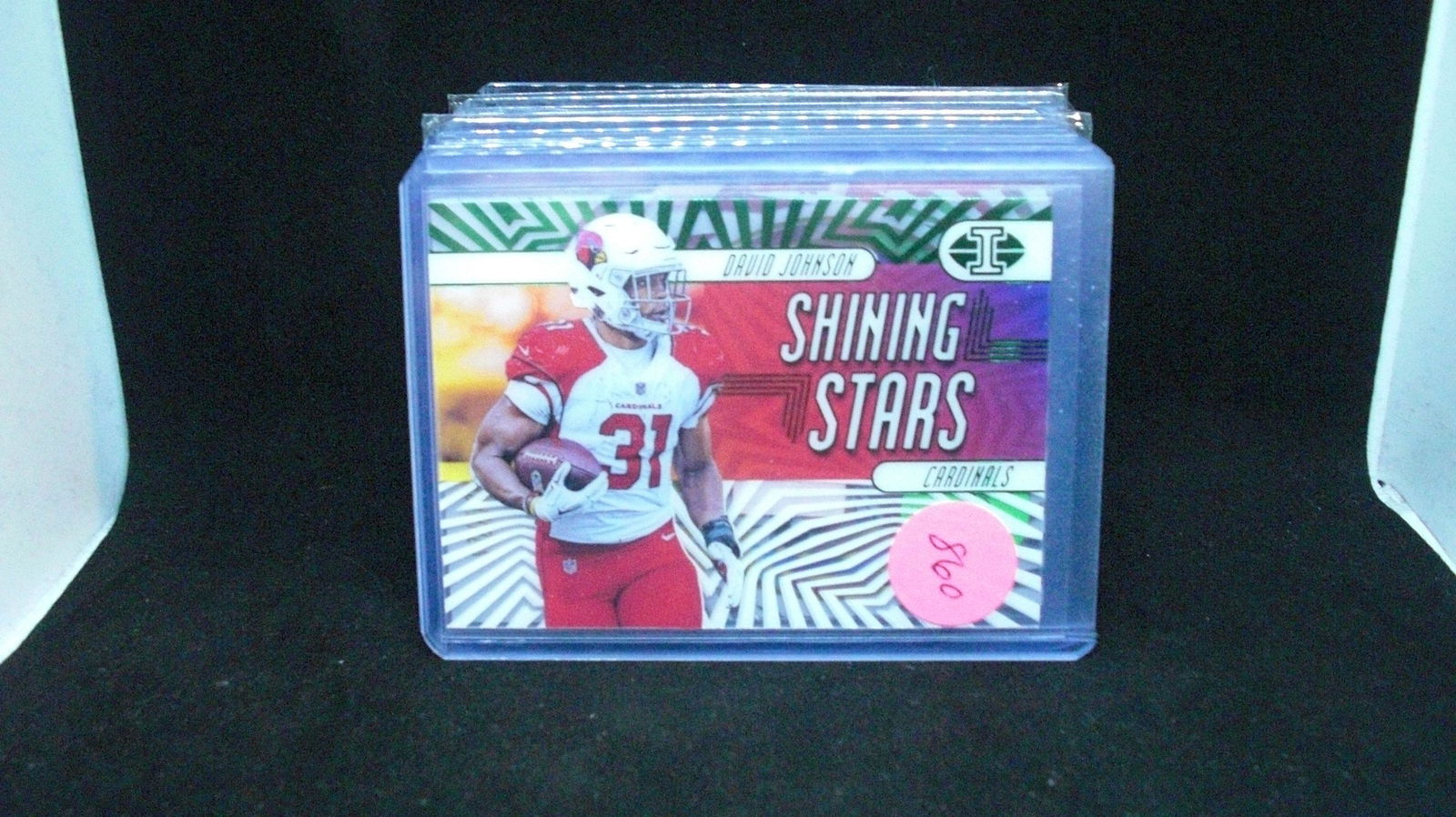 david johnson shining stars: in top loader