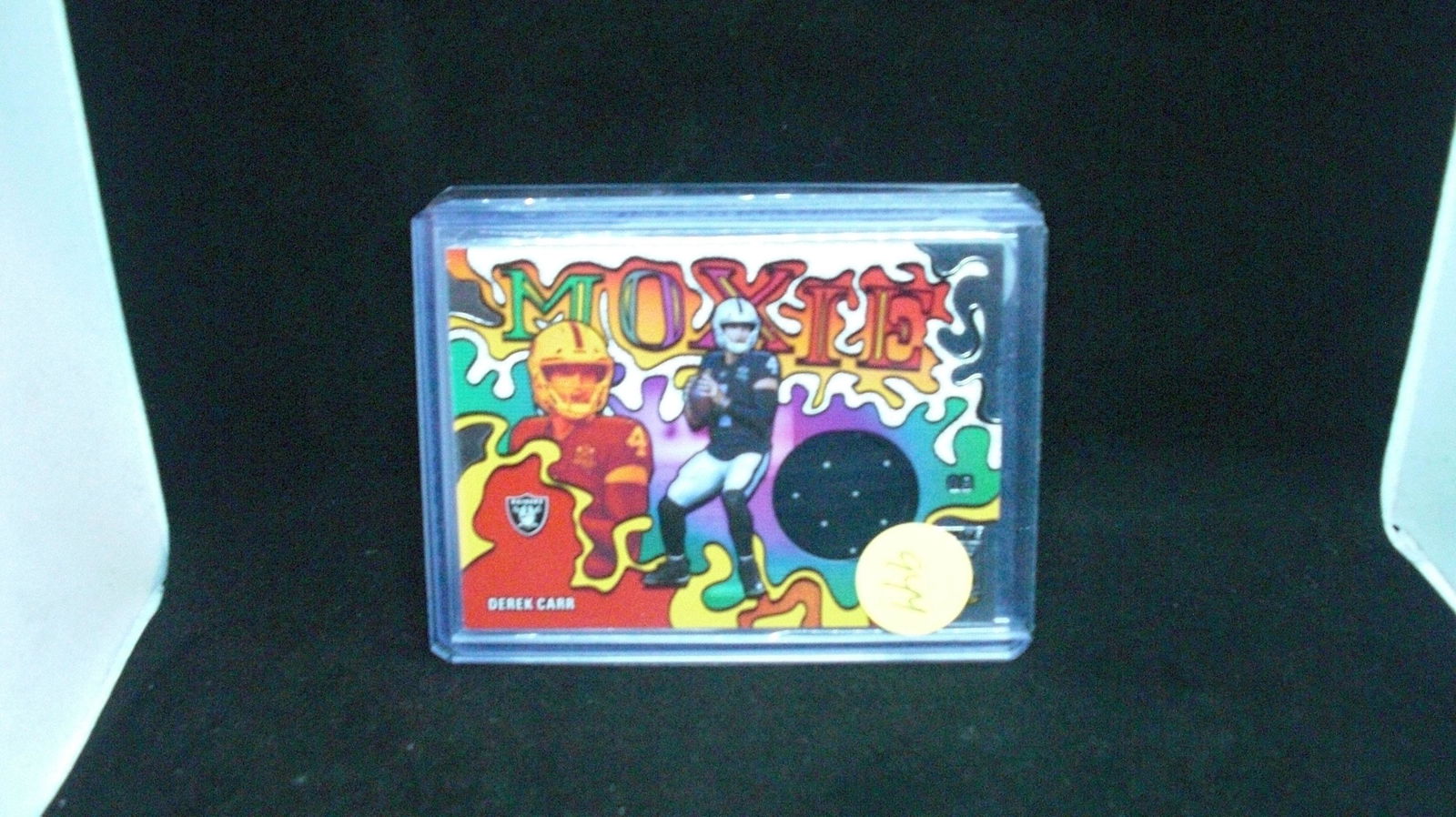 derek carr moxie jersey card (1 of 1)