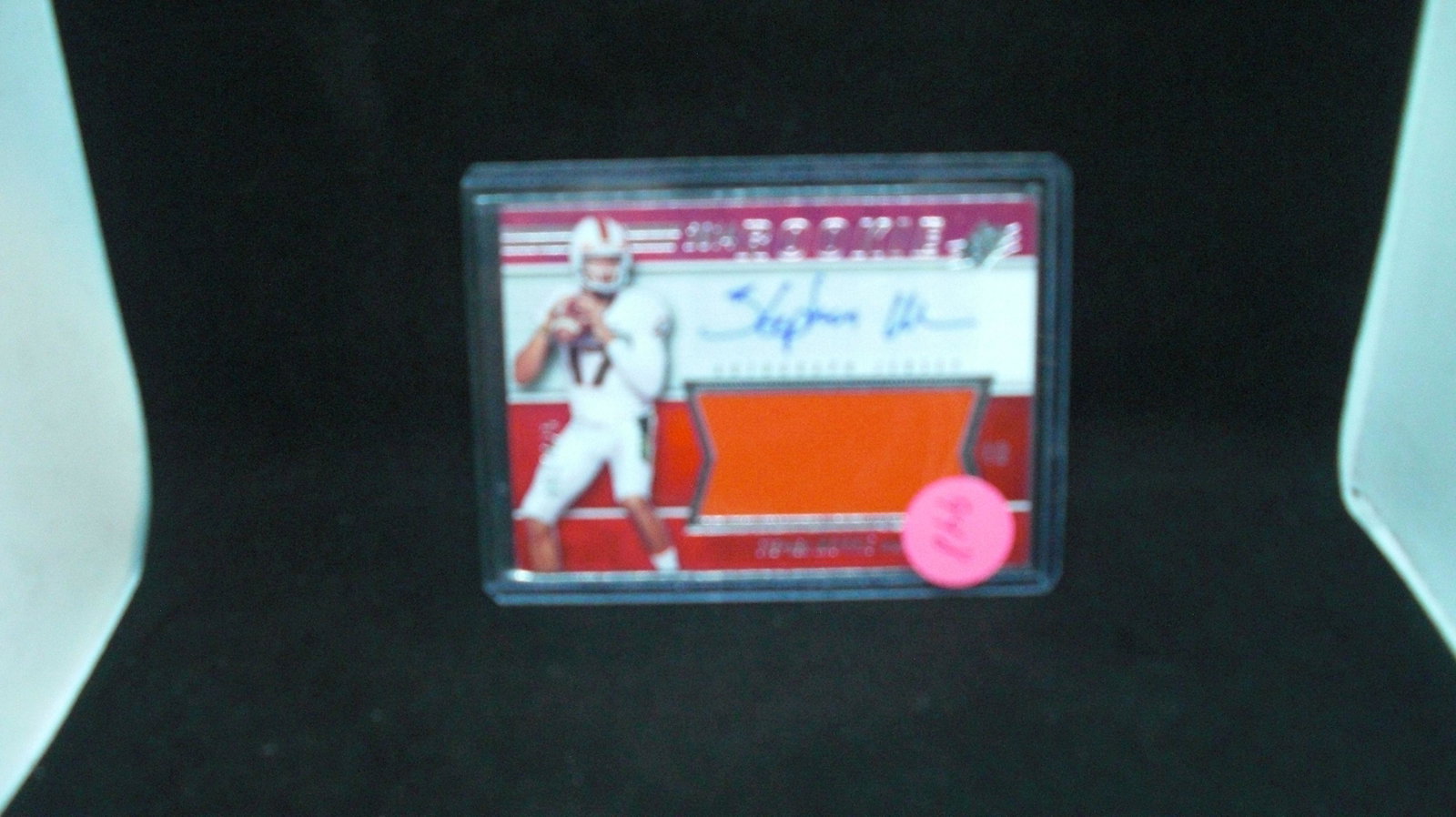 stephen morris rookie patch auto 091/429: in top loader