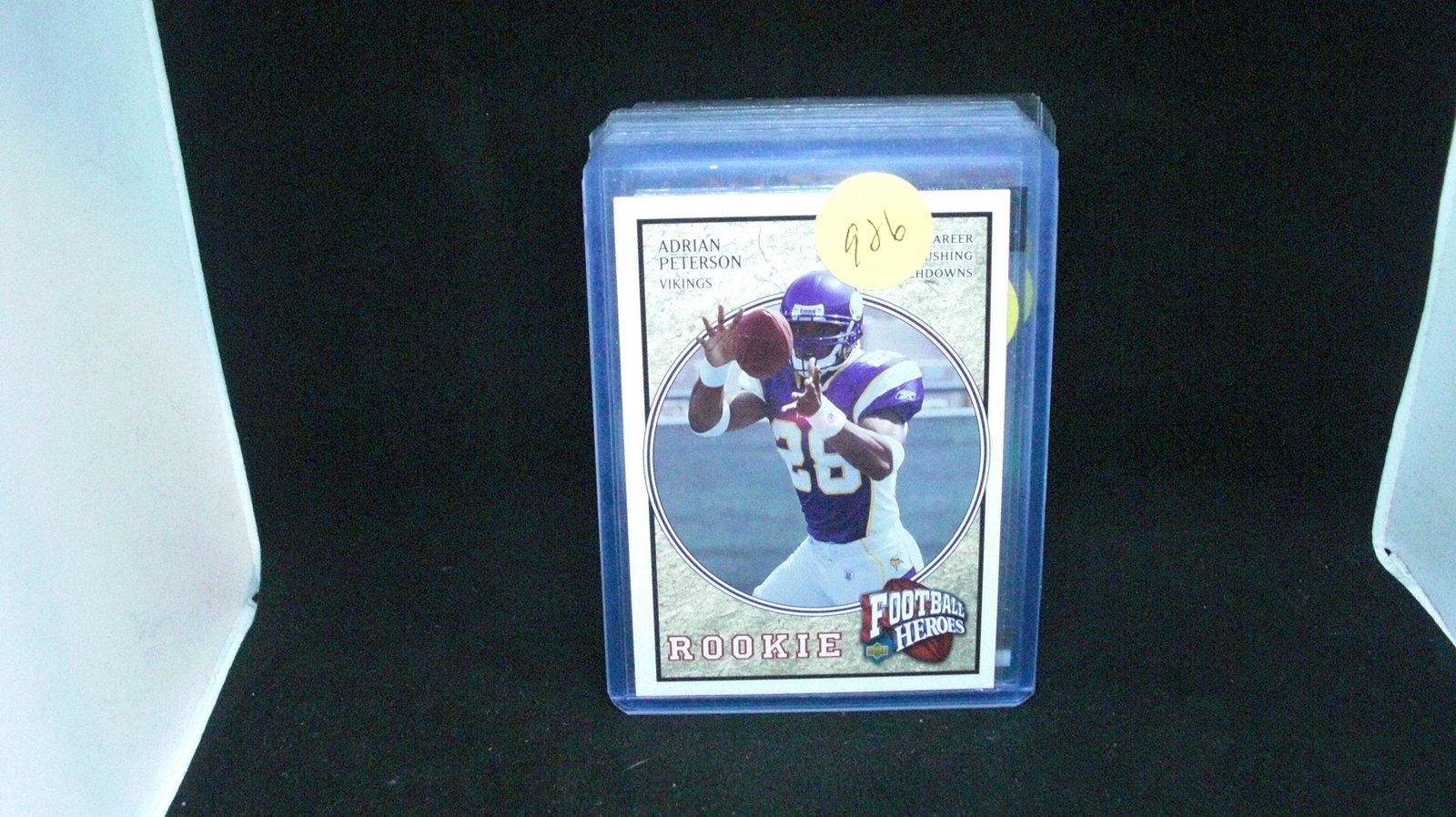 Adrian Peterson rookie card: in top loader