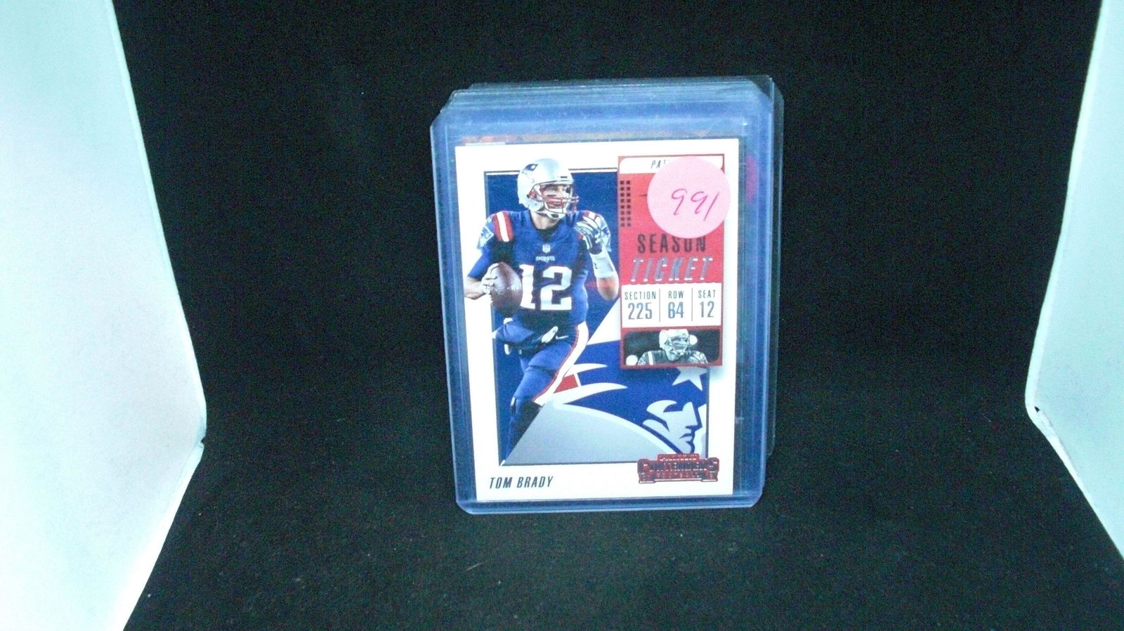 Tom Brady season ticket (1 of 1)