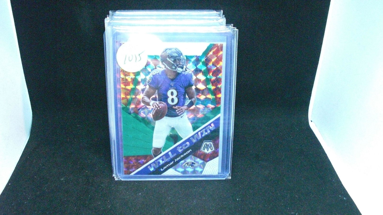 Lamar Jackson silver mosaic will to win (1 of 1)