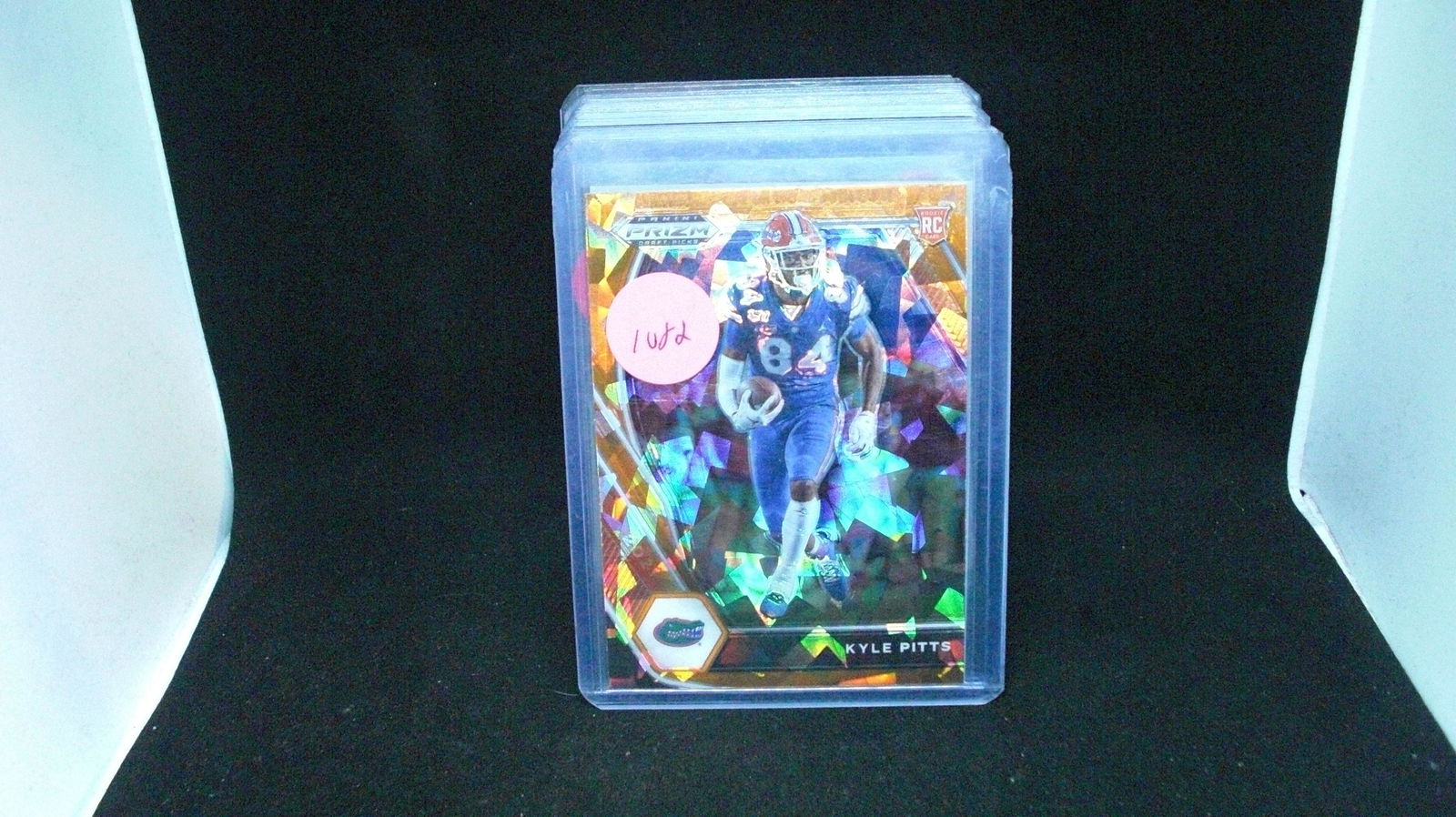 kyle pitts orange cracked ice rookie (1 of 1)