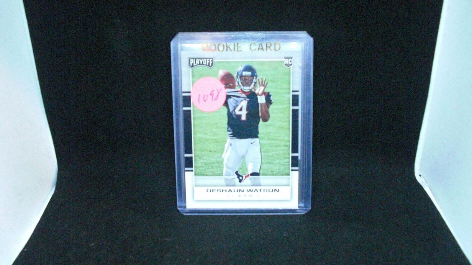 deshaun watson playoff rookie card (1 of 1)