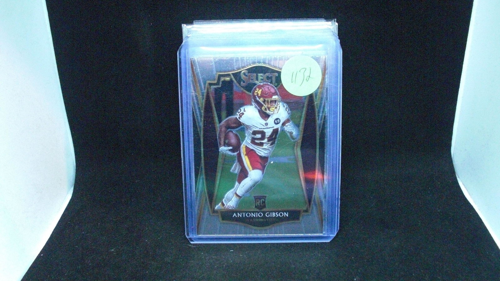 Antonio Gibson rookie card: in top loader