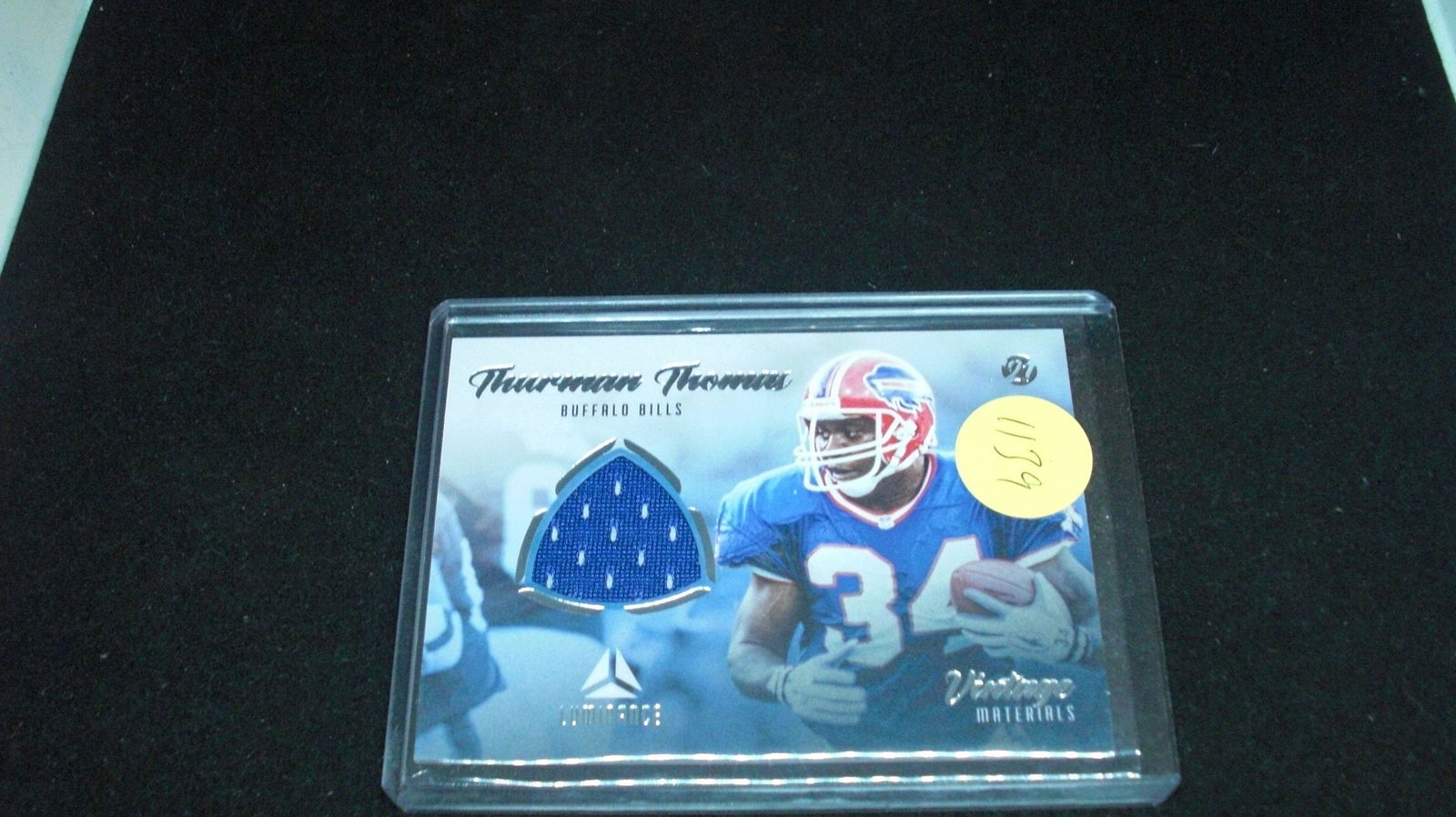 thurman thomas bills jersey card (1 of 1)