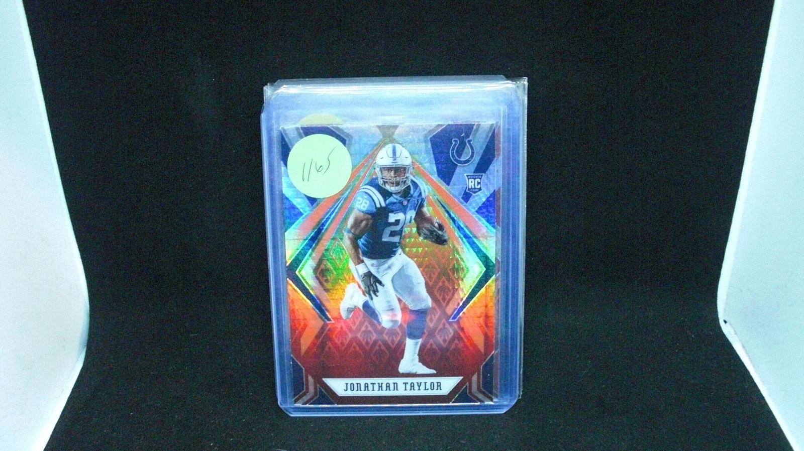 Jonathan Taylor phoenix rookie card: in top loader