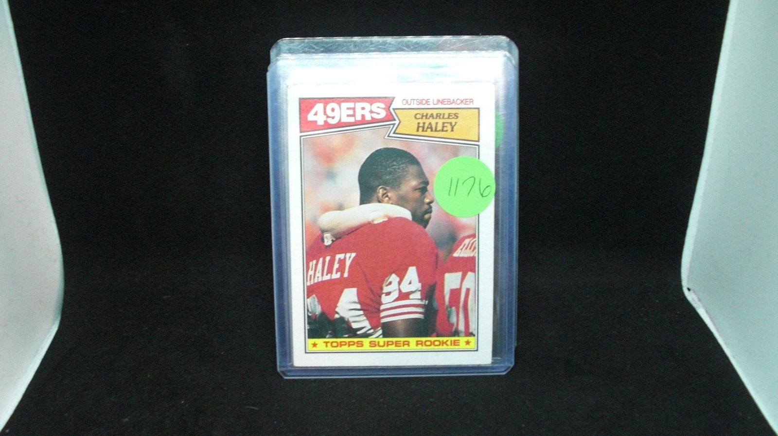 Charles Haley Topps rookie card (1 of 1)
