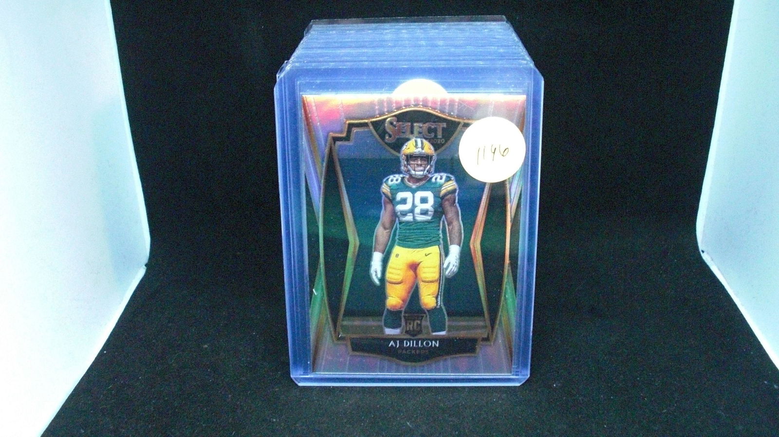 AJ Dillon silver select premier level rookie (1 of 1)