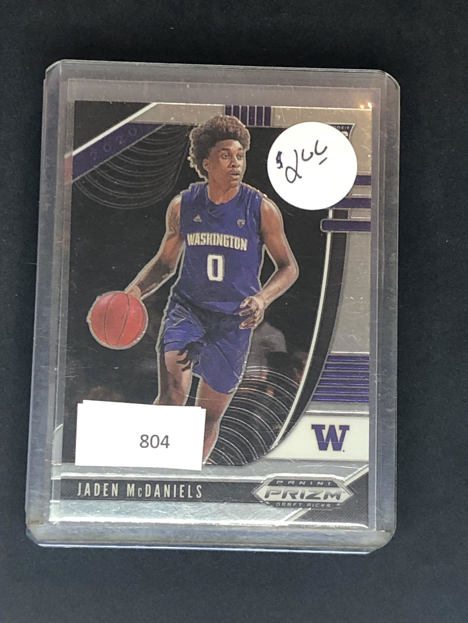 Jaden McDaniels Panini Prizm Rookie (1 of 1)
