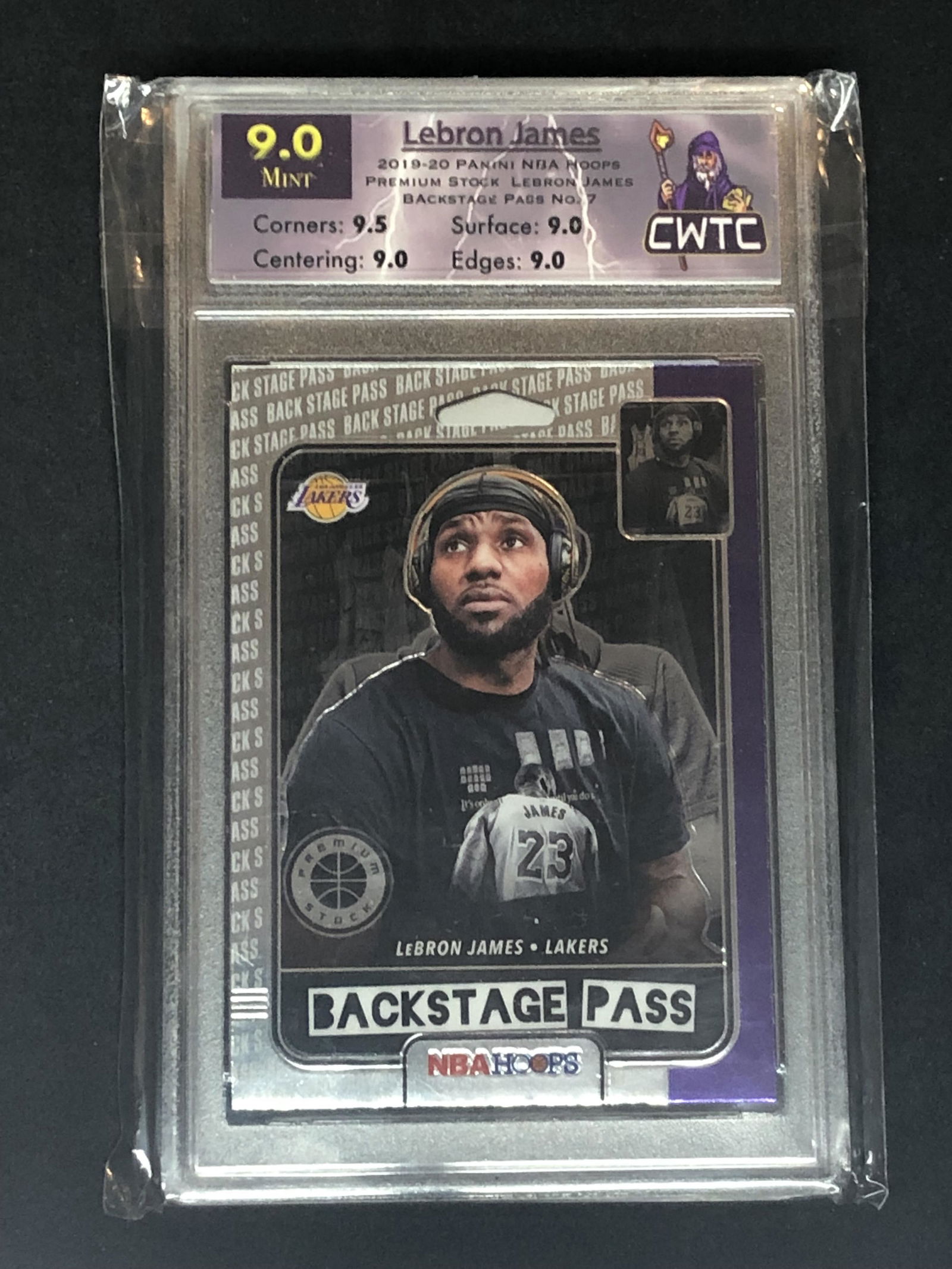Lebron James Panini NBA Hoops Backstage Pass CWTC 9 (1 of 1)