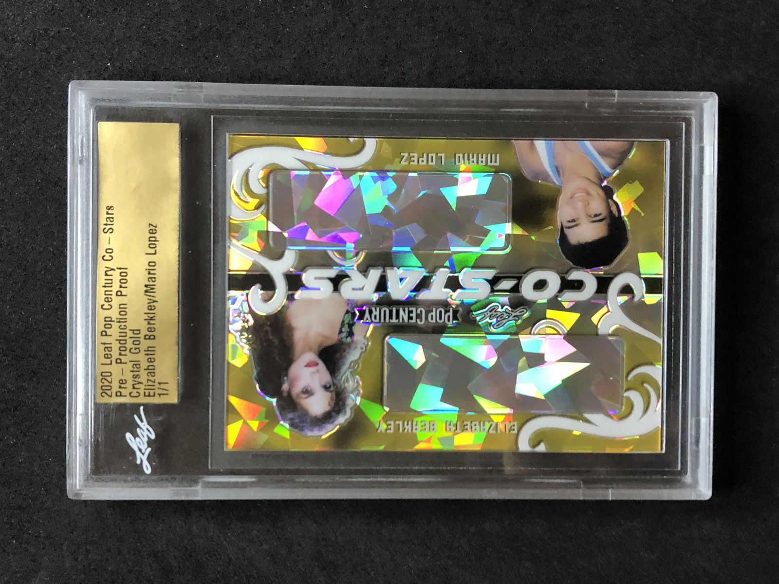 Elizabeth Berkley/Mario Lopez Leaf Pre-Production Slab (1 of 1)