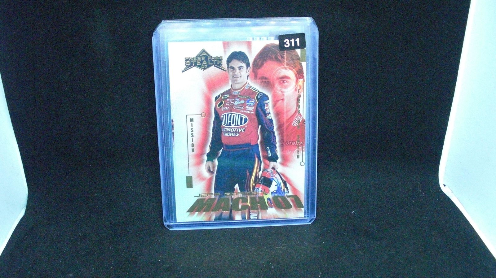 jeff gordon mach 1 race card (1 of 1)