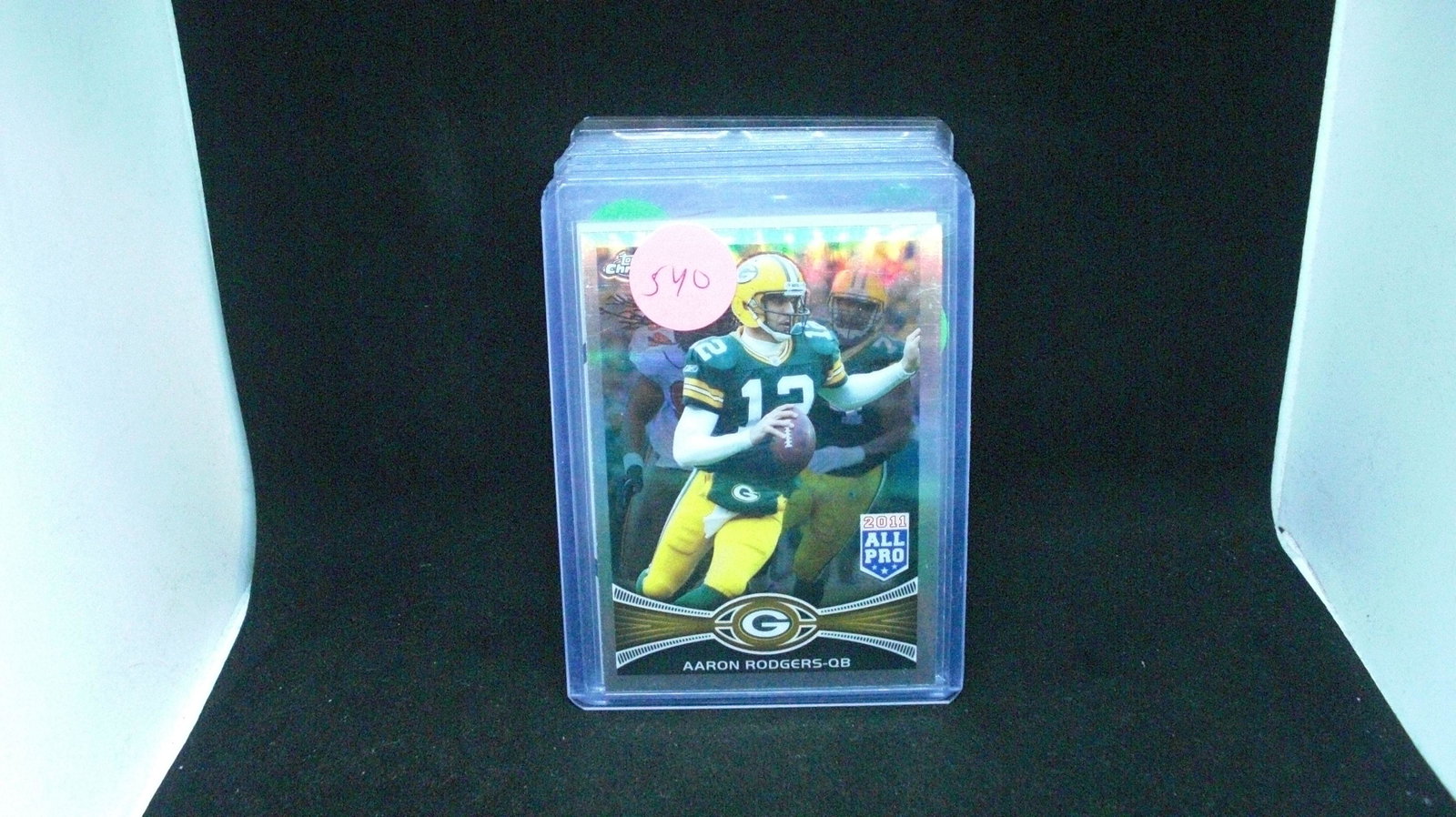 aaron rodgers topps chrome refractor (1 of 1)