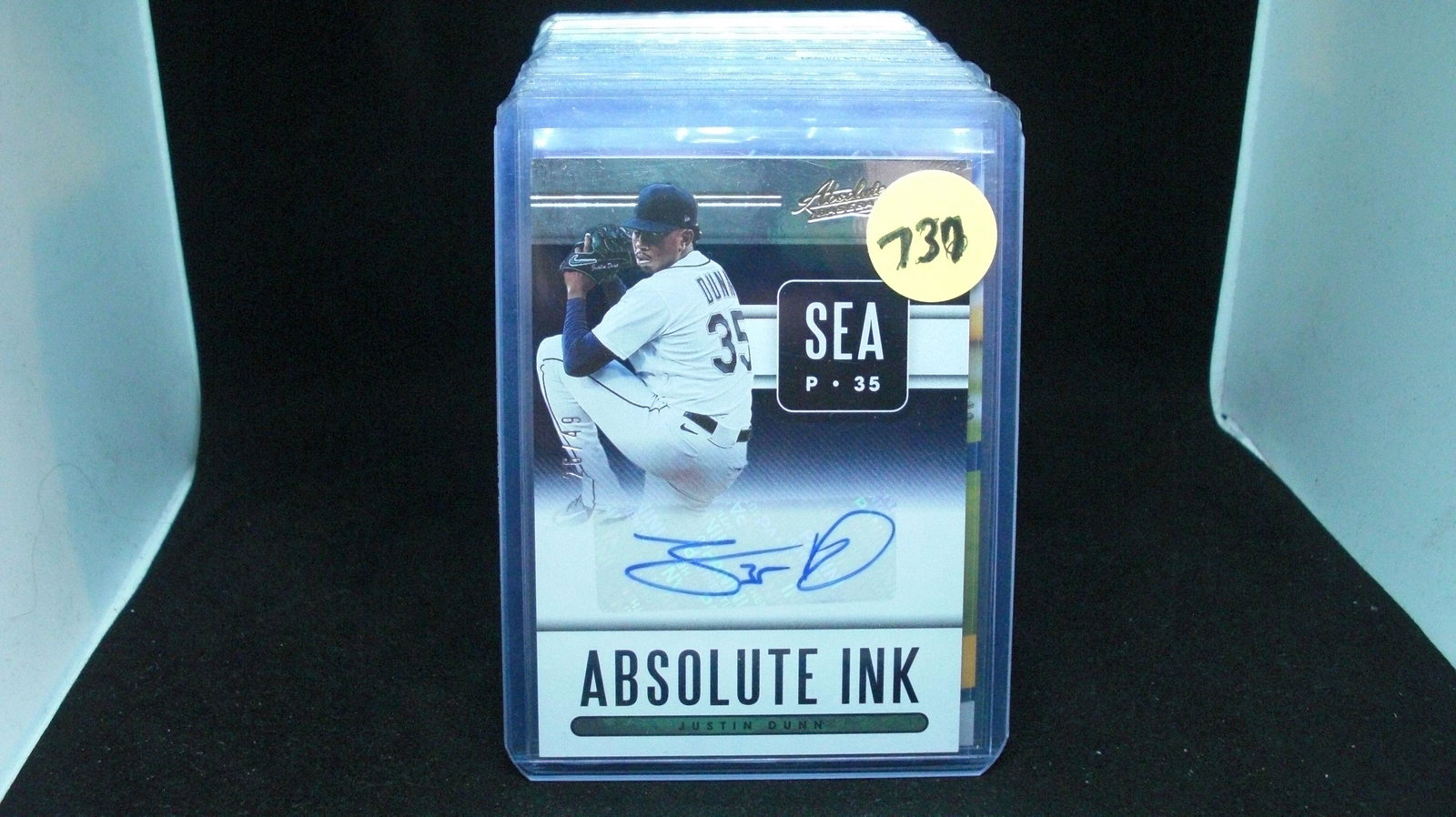 justin dunn numbered auto 26/49 (1 of 1)