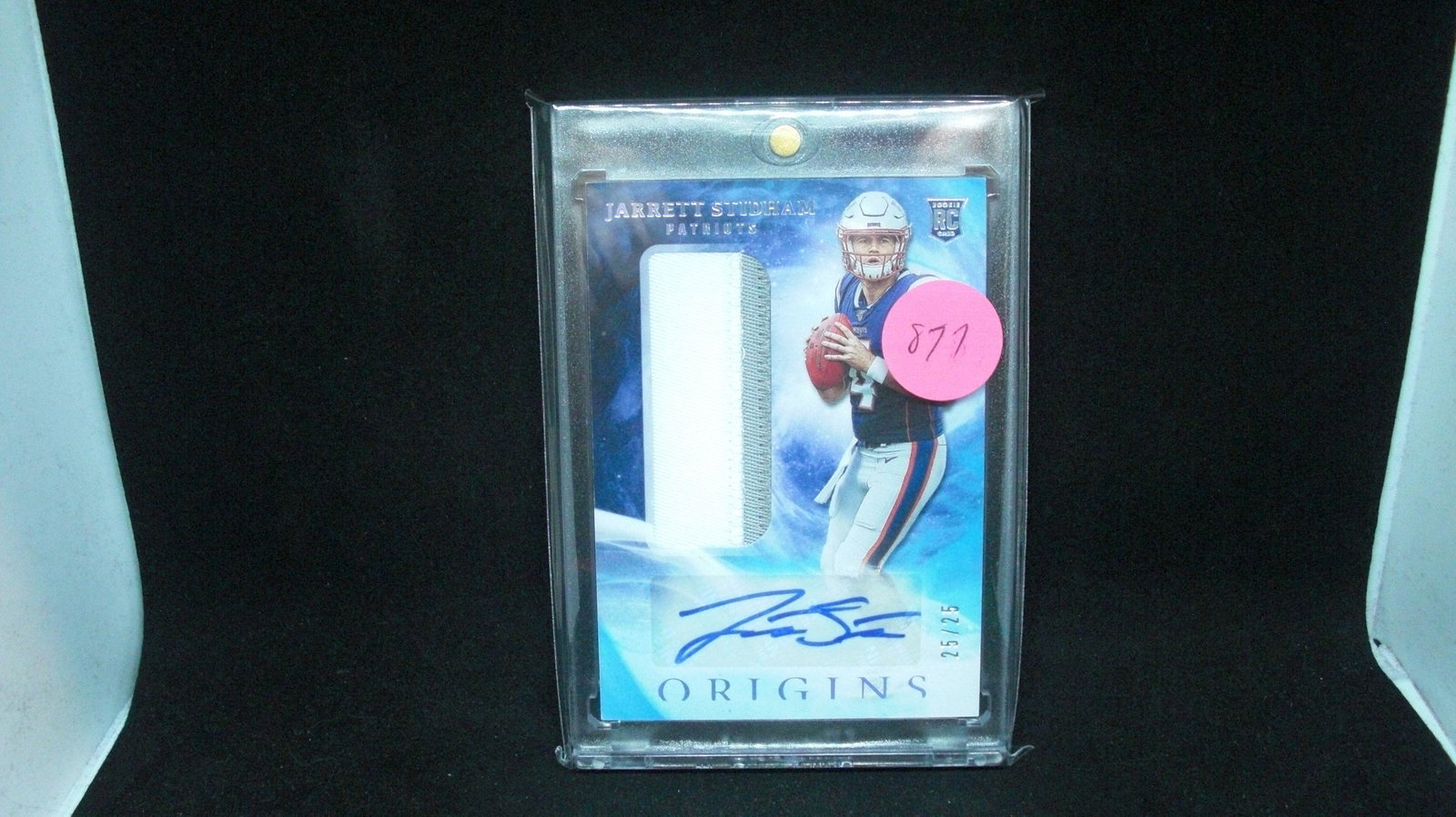 Jarrett stidham origins rookie patch auto (1 of 1)