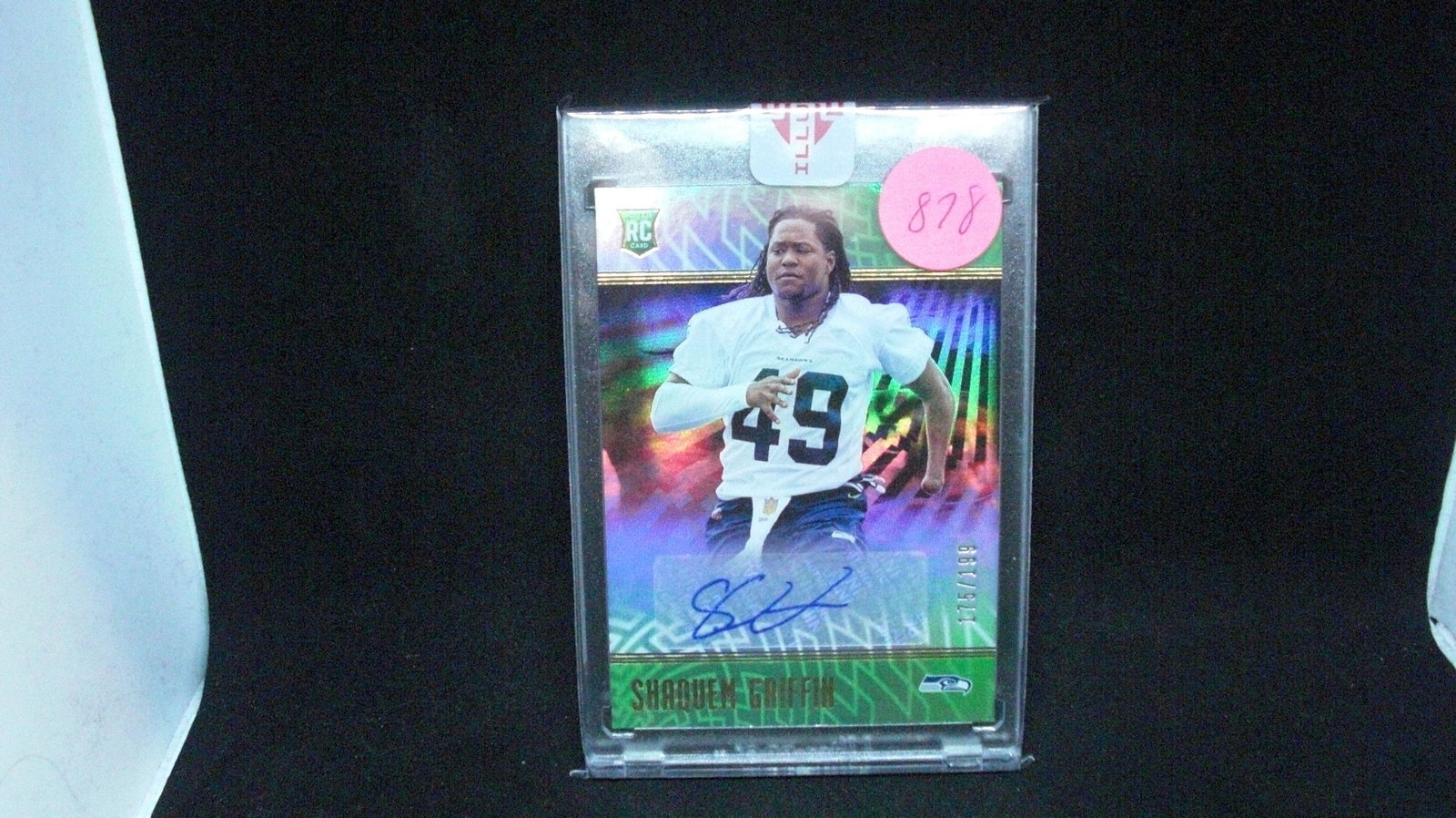 Shaquem Griffin Seahawks numbered auto 175 of 199 (1 of 1)