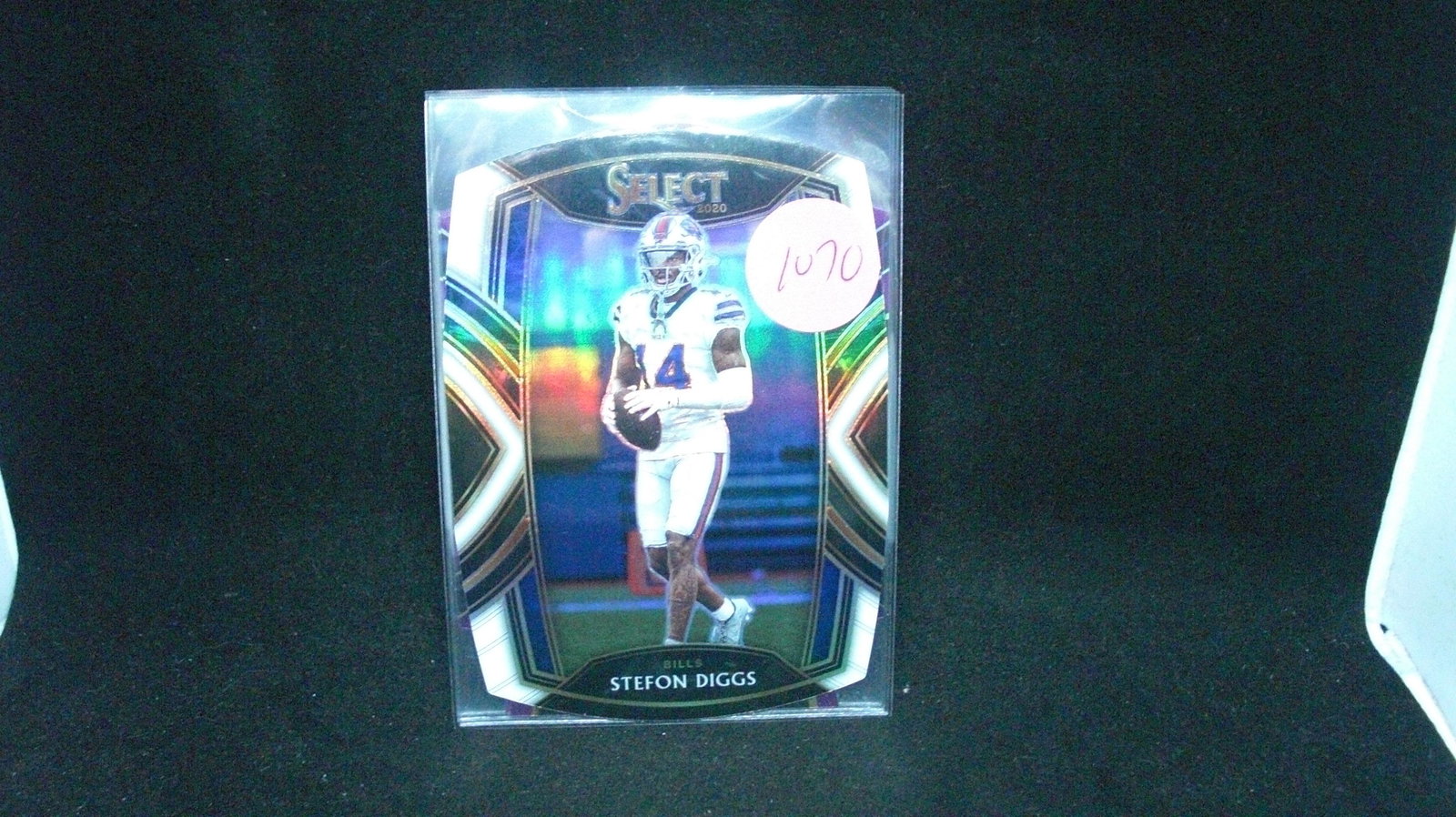 stefon diggs white select die cut card (1 of 1)