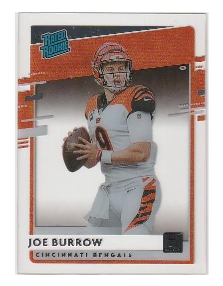 JOE BURROW CLEARLY RATED ROOKIE CARD (1 of 1)