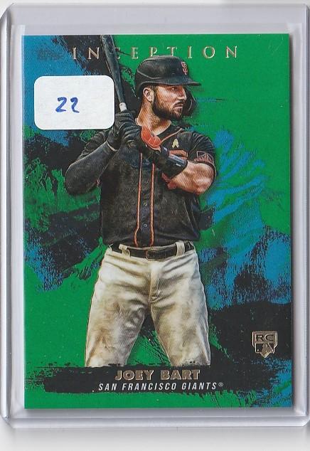 Topps inception joey bart rookie card (1 of 1)