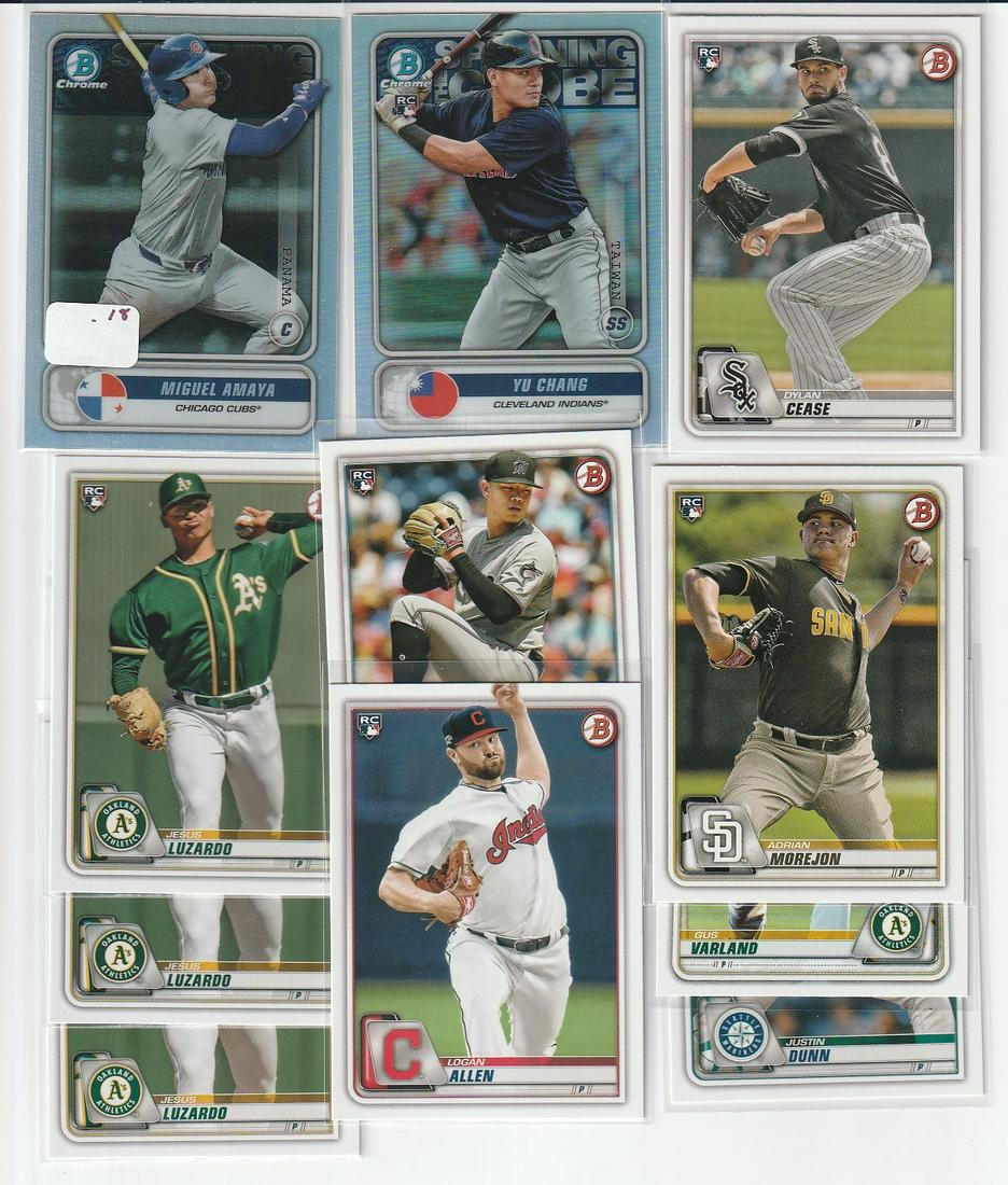 Lot of assorted baseball rookie cards (1 of 1)