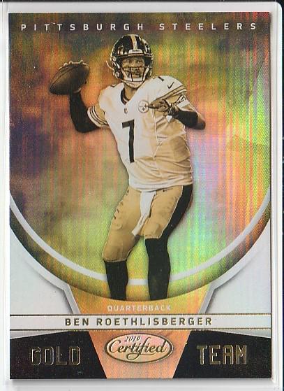BEN ROETHLISBERGER CERTIFIED GOLD TEAM (1 of 1)