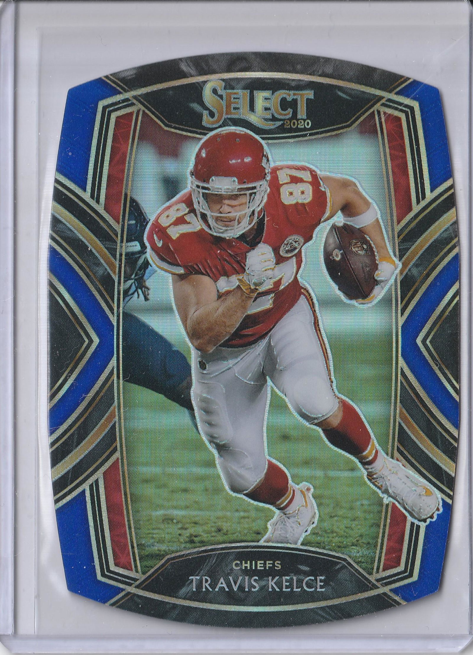 TRAVIS KELCE KC CHIEFS BLUE SELECT DIE CUT (1 of 1)
