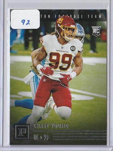 chase young rookie card (1 of 1)
