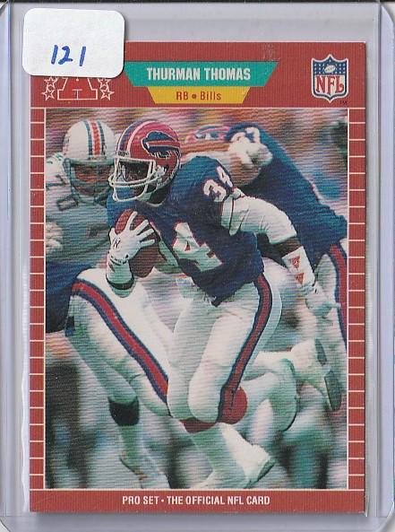 THURMAN THOMAS ROOKIE CARD (1 of 1)
